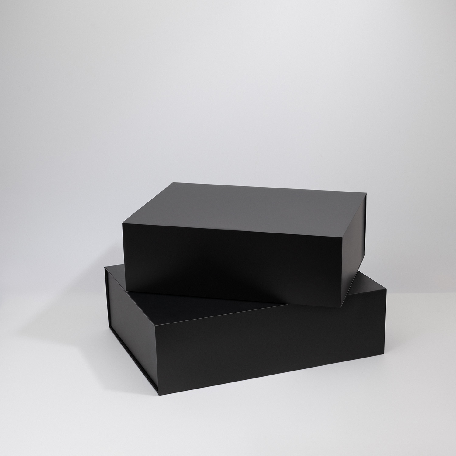 Подарочная коробка-трансформер большая, черная-5