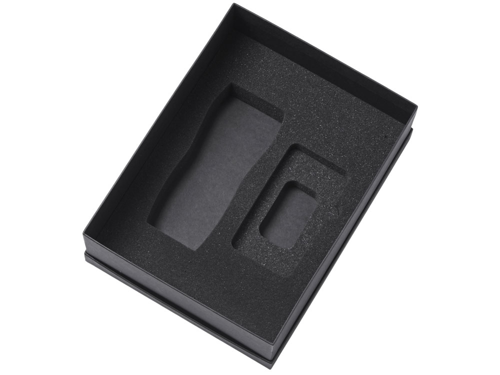 Подарочный набор c вакуумной термокружкой и повербанком С1, фиолетовый-1