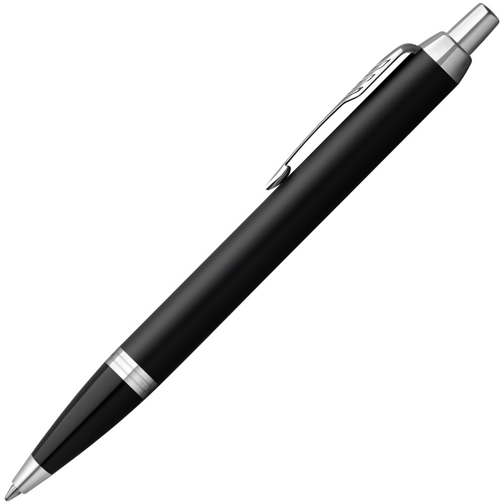 Ручка шариковая Parker IM Essential Muted Black CT, черная-0