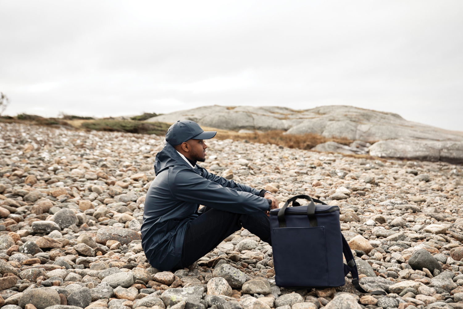 Бейсболка VINGA Baltimore из rPET AWARE™, 6 клиньев-7