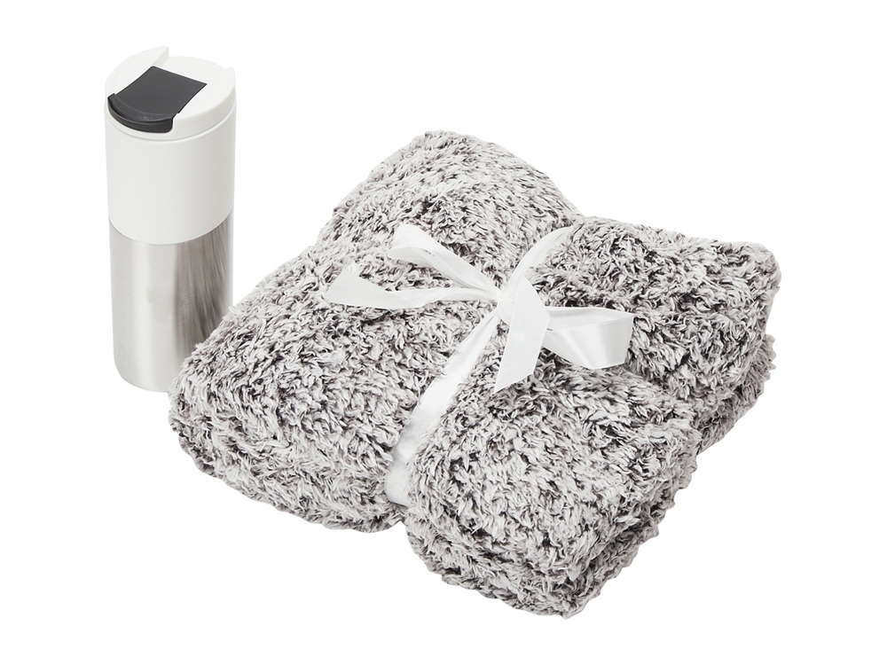 Подарочный набор с пледом и термокружкой Хюгге-1