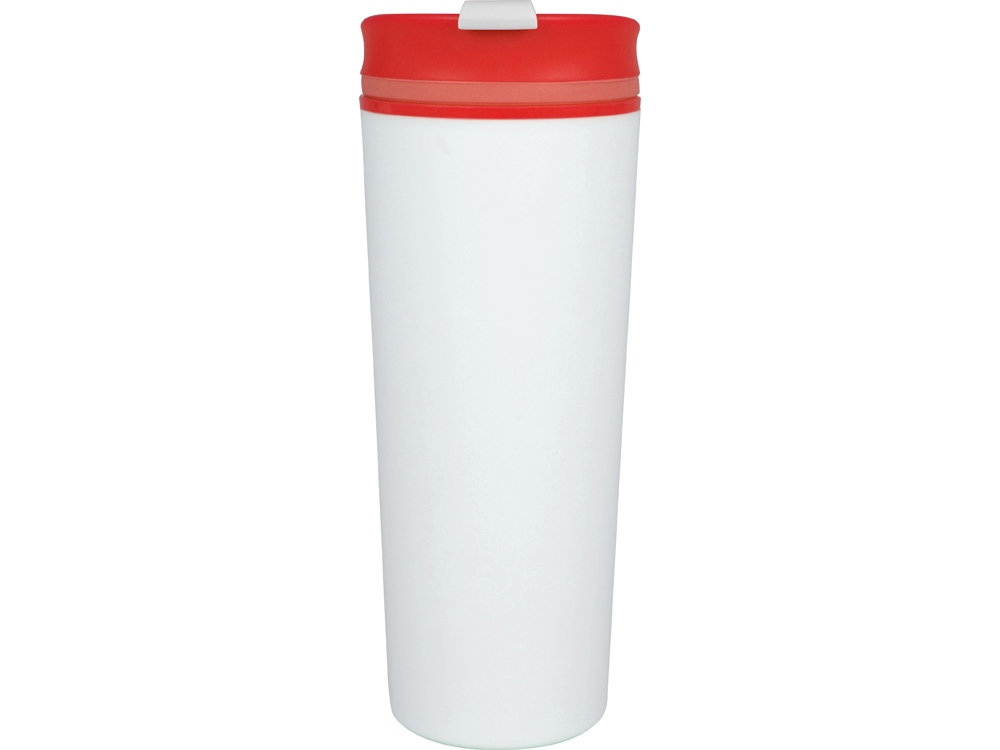 Термокружка Brite 500мл, белый/красный-2