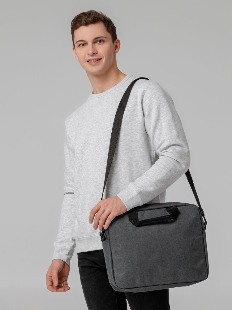 Конференц-сумка The First, серая-3