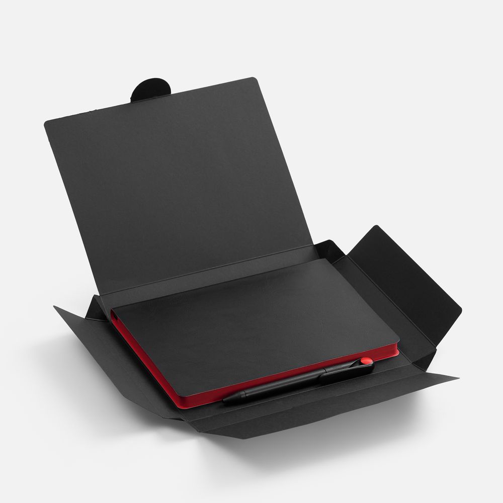 Набор Doppio, черный с красным-1