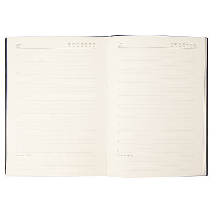 Ежедневник Flexy Foggia Leatherette B5, Темно-синий-5