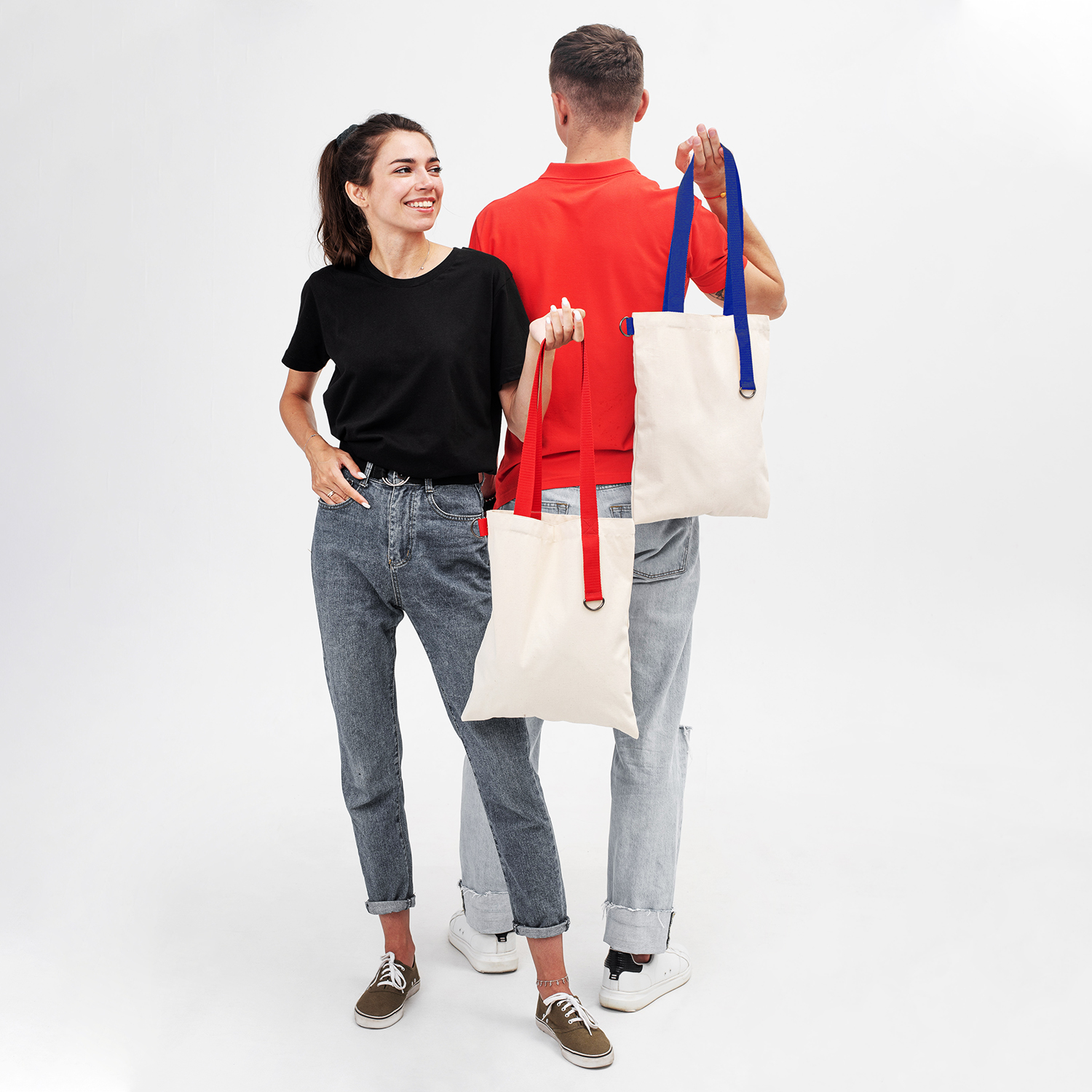 Шоппер Superbag (неокрашенный с синим)-7