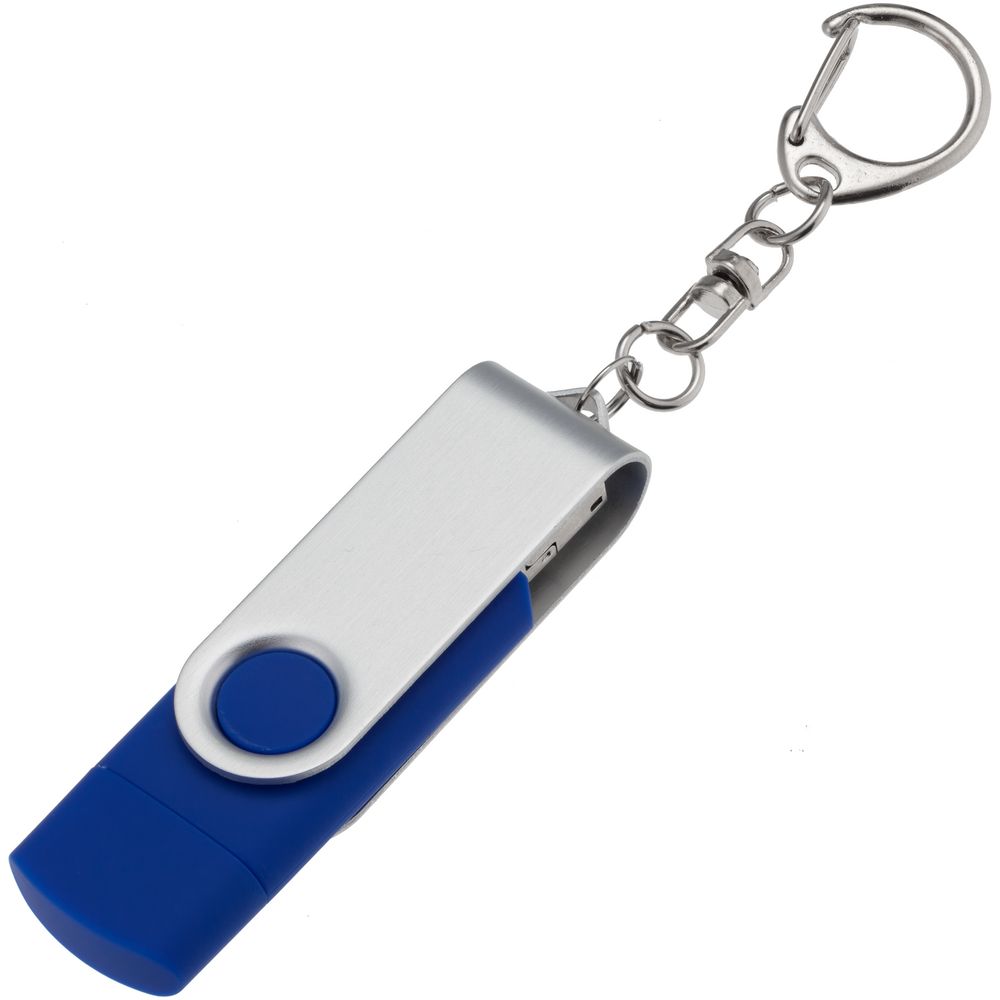 Флешка Trio Twist, синяя, 32 Гб-1