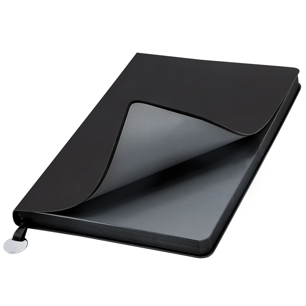 Ежедневник A5 недатированный Impero в мягком переплёте, Черный-0