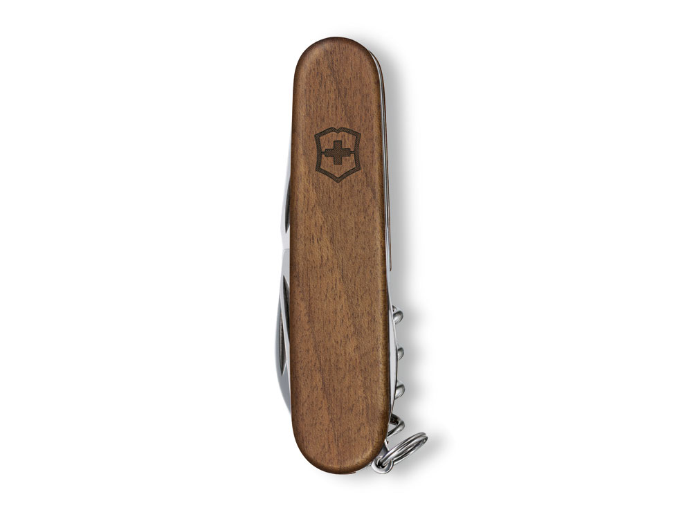 Нож перочинный VICTORINOX Spartan Wood, 91 мм, 10 функций, рукоять из орехового дерева-1