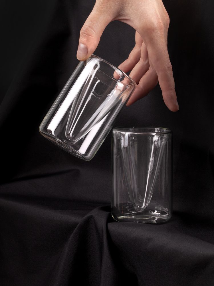 Набор стопок с двойными стенками Time-3