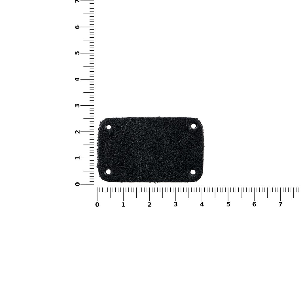 Лейбл кожаный Beta, S, черный-3