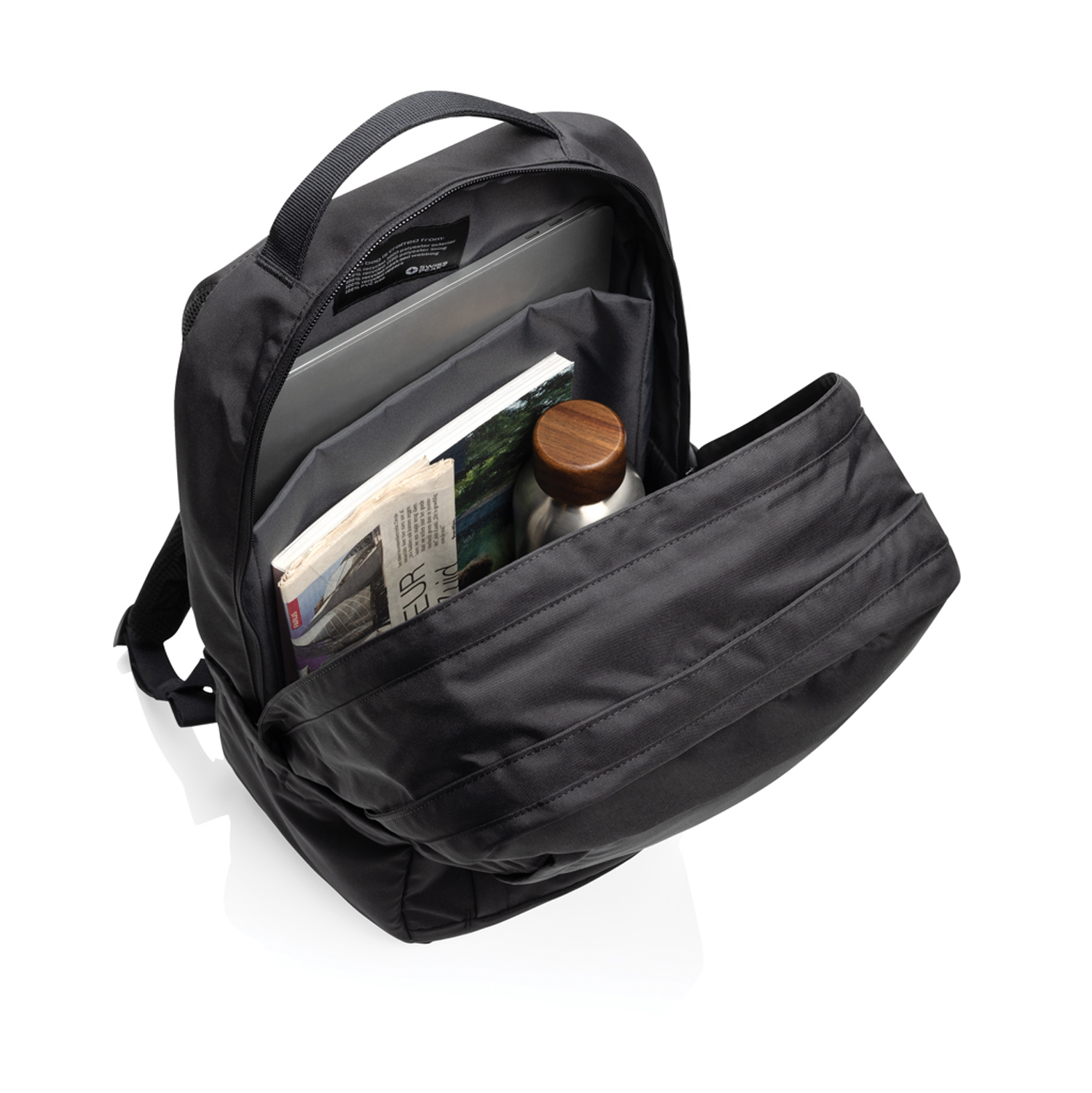 Рюкзак для ноутбука Swiss Peak Edin из rPET Aware™, 15.6"-6