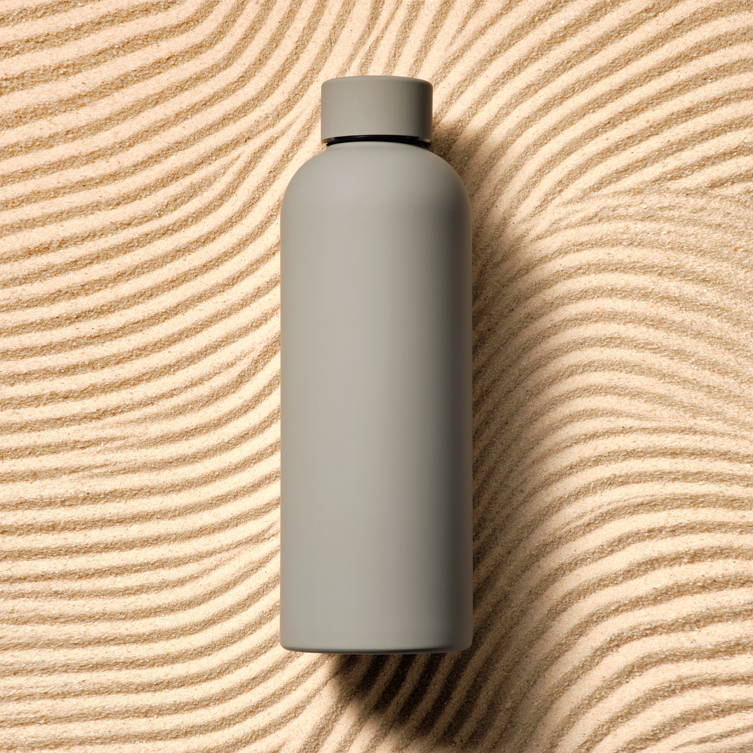 Термобутылка вакуумная герметичная Prima, серая-8