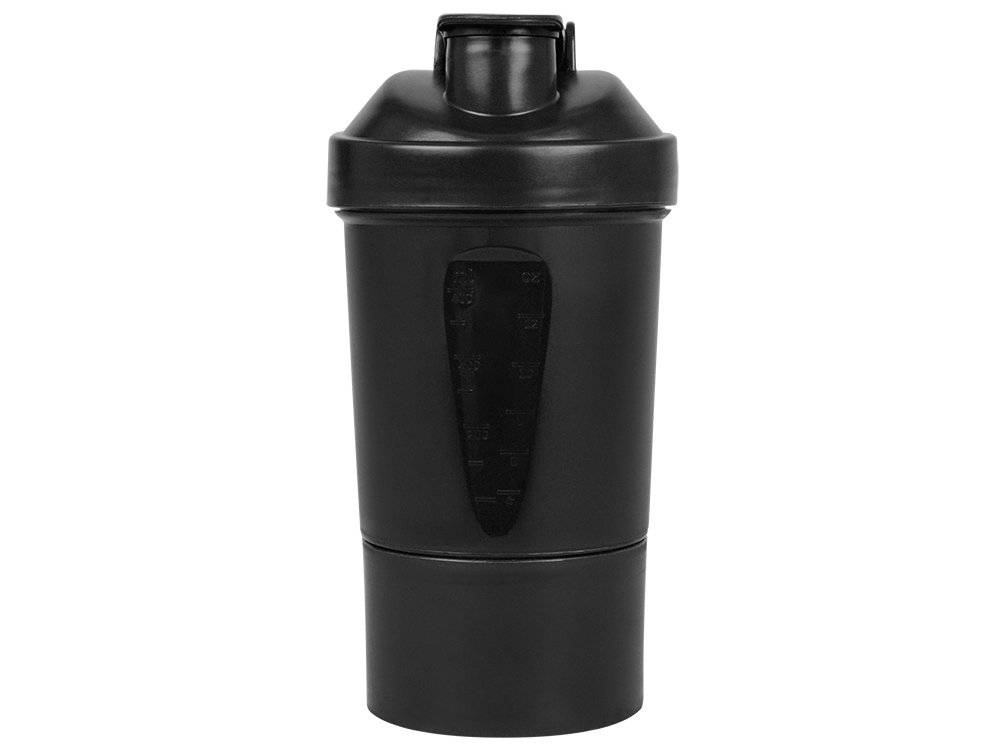 Шейкер для спортивного питания Level Up, черный-4