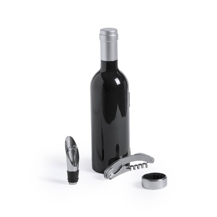 Набор для вина WINESTYLE (3 предмета), черный-0