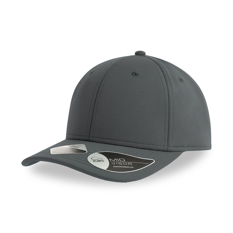 Бейсболка SKYE, 6 клиньев, застежка липучка, серый-0