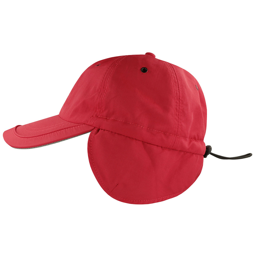 Бейсболка SNOW FLAP STOPPER-S, красный-2