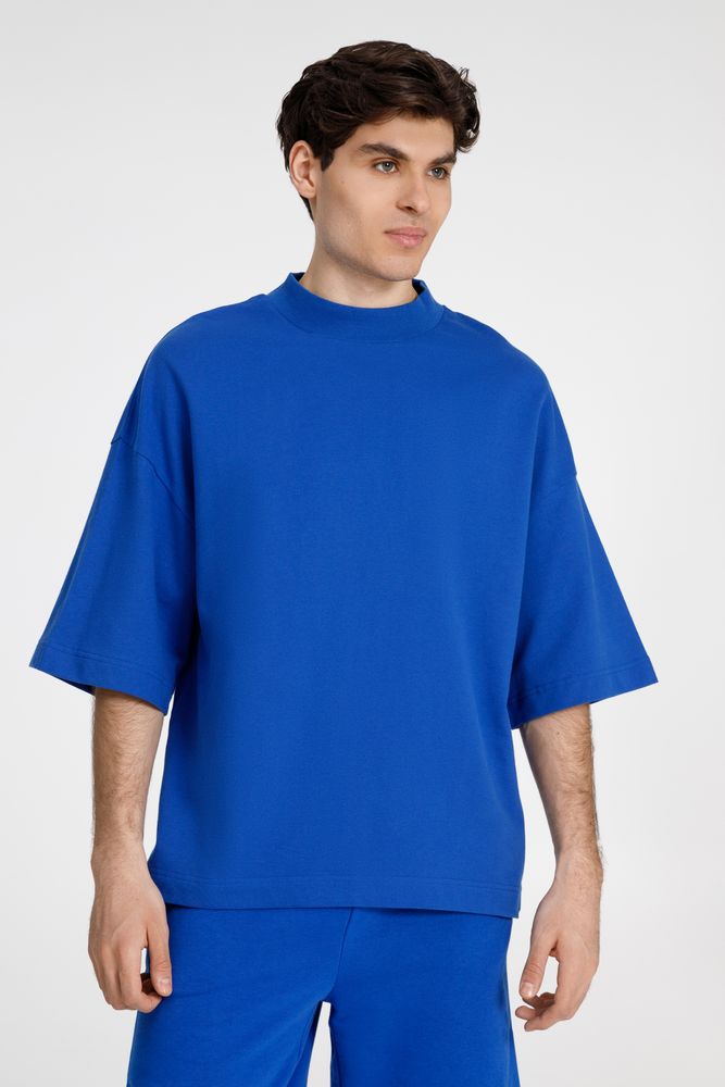 Футболка оверсайз унисекс T9, синяя-0