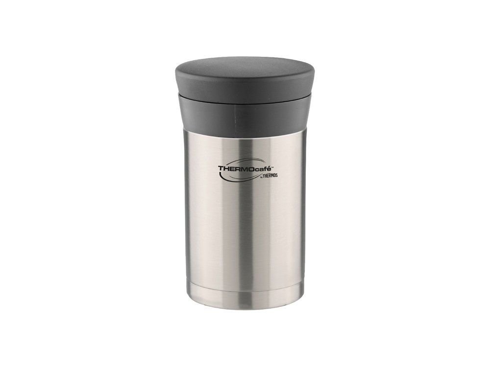 Термос из нерж. стали для еды тм ThermoCafe DFJ-500 food flask, 0.5L, металлический-0