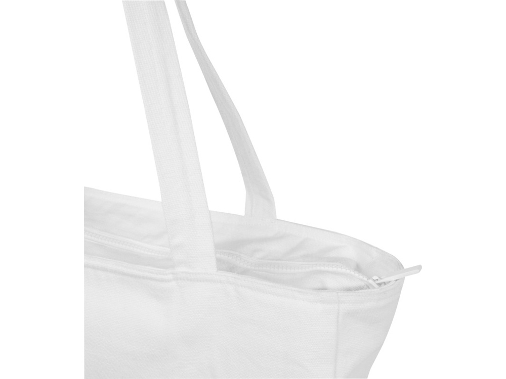 Weekender эко-сумка из переработанного материала Aware™ плотностью 500 г/м² - Белый-3