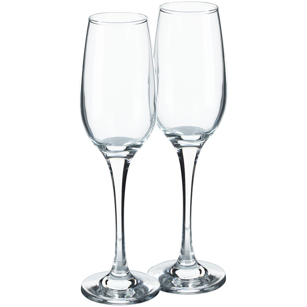 Набор из 2 бокалов для шампанского Amber-0