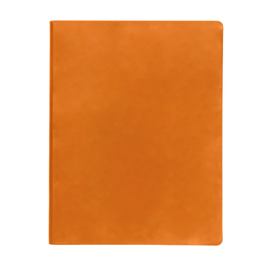 Бизнес-блокнот BIGGY, формат B5,  в клетку, оранжевый-1