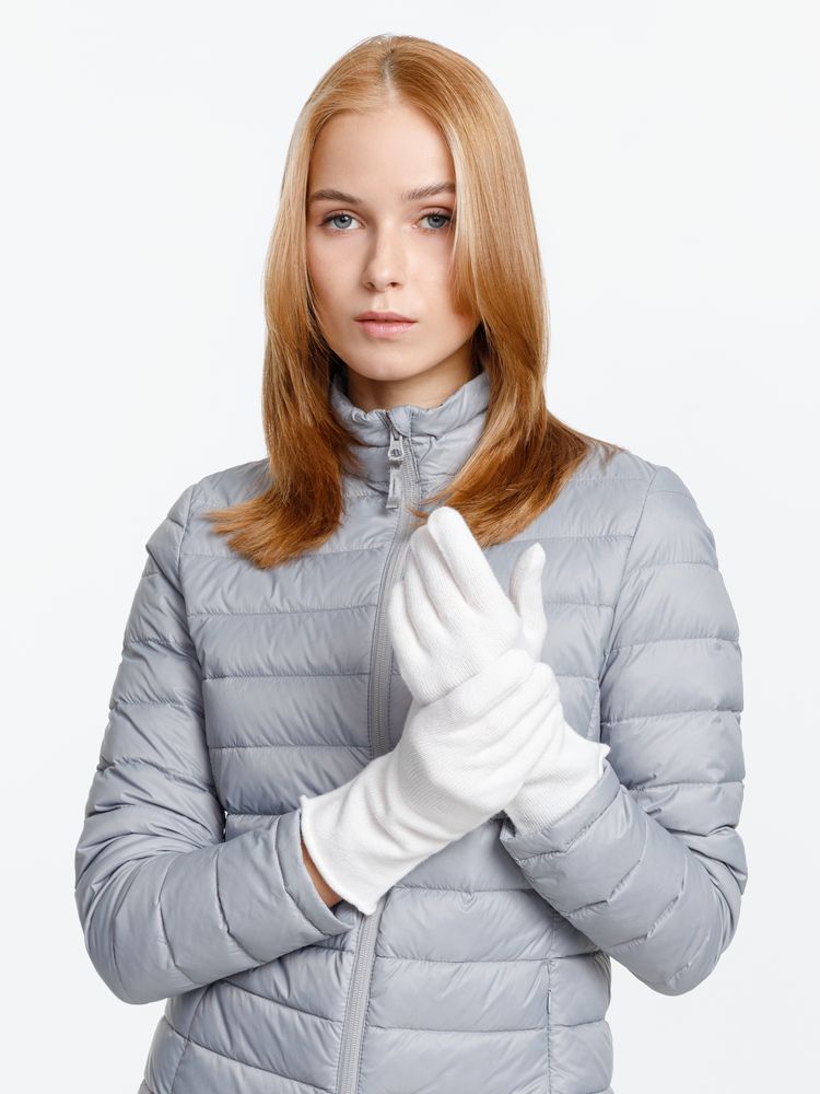 Перчатки Alpine, удлиненные, белые-1