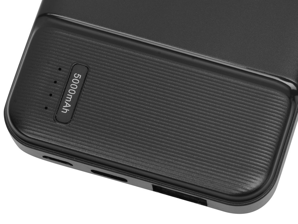 Внешний аккумулятор Evolt Mosaic, 5000 mAh, черный-2