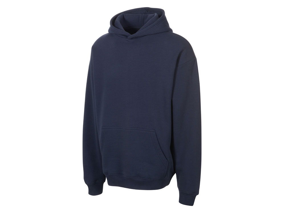 Толстовка с капюшоном оверсайз Berlin унисекс, темно-синий-6