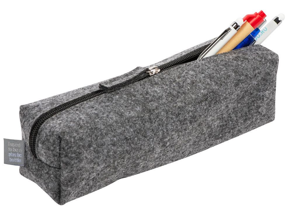 Пенал Felt из RPET-фетра, серый-1