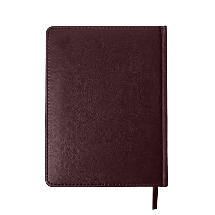 Ежедневник недатированный Joy, формат А5, в линейку, бордовый-2