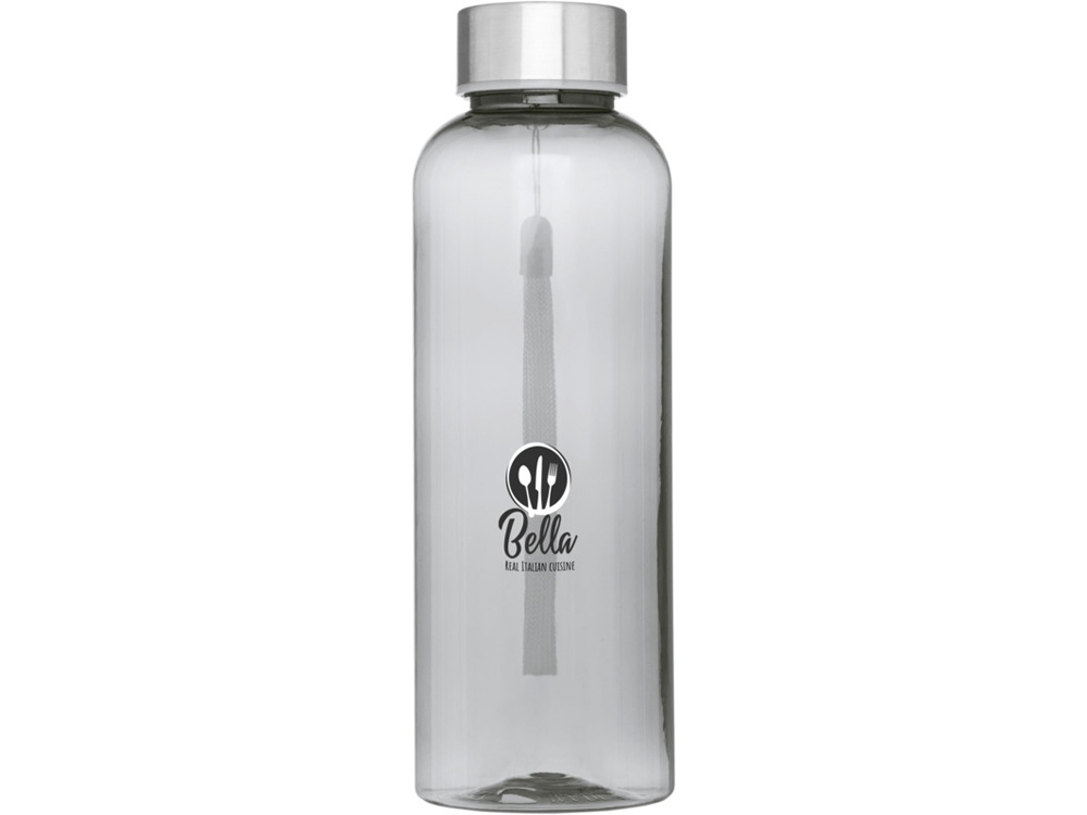 Bodhi бутылка для воды из вторичного ПЭТ объемом 500 мл - черный прозрачный-4