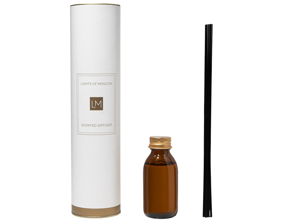 Ароматический диффузор с палочками, табак и ваниль, 100 мл (без лого LM)-1