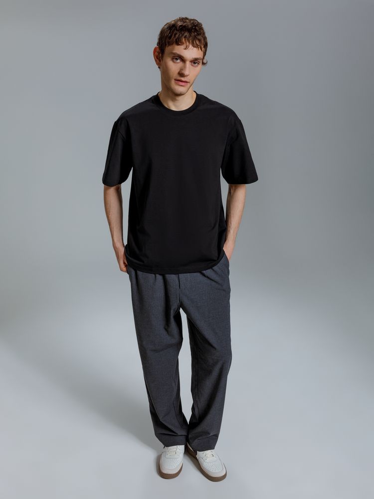 Футболка оверсайз Kangas, черная-4