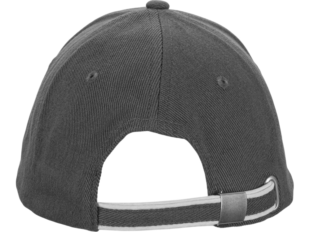 Бейсболка Cancun, темно-серый/белый-6