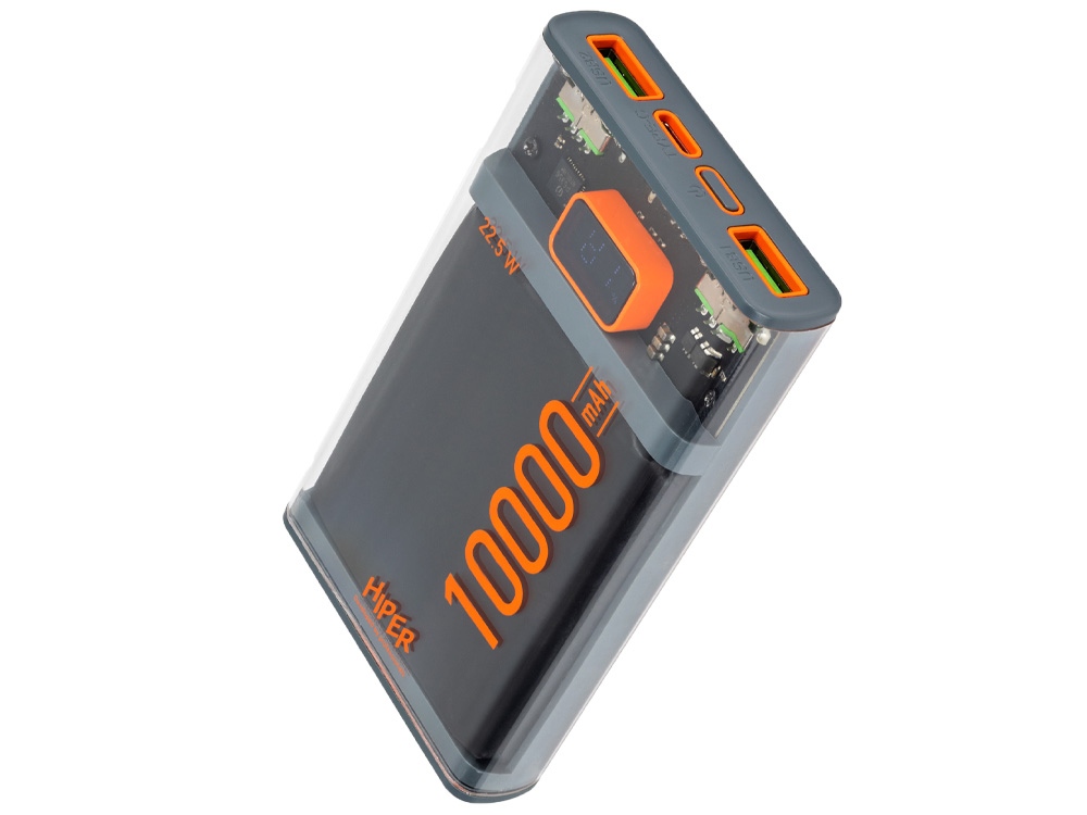 Внешний аккумулятор CORE X, 10000 mAh, черный-3