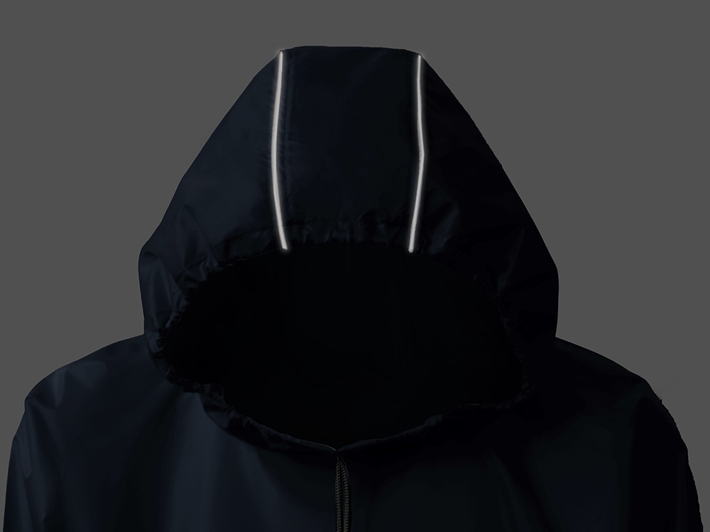 Дождевик - пончо Galaxy со светоотражающими элементами, темно-синий-8