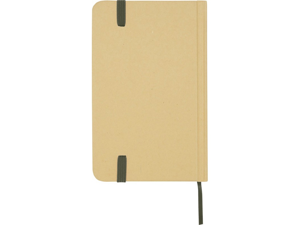 Reed блокнот формата А6 из переработанного материала в твердой обложке с простыми страницами - Зеленый лесной-2