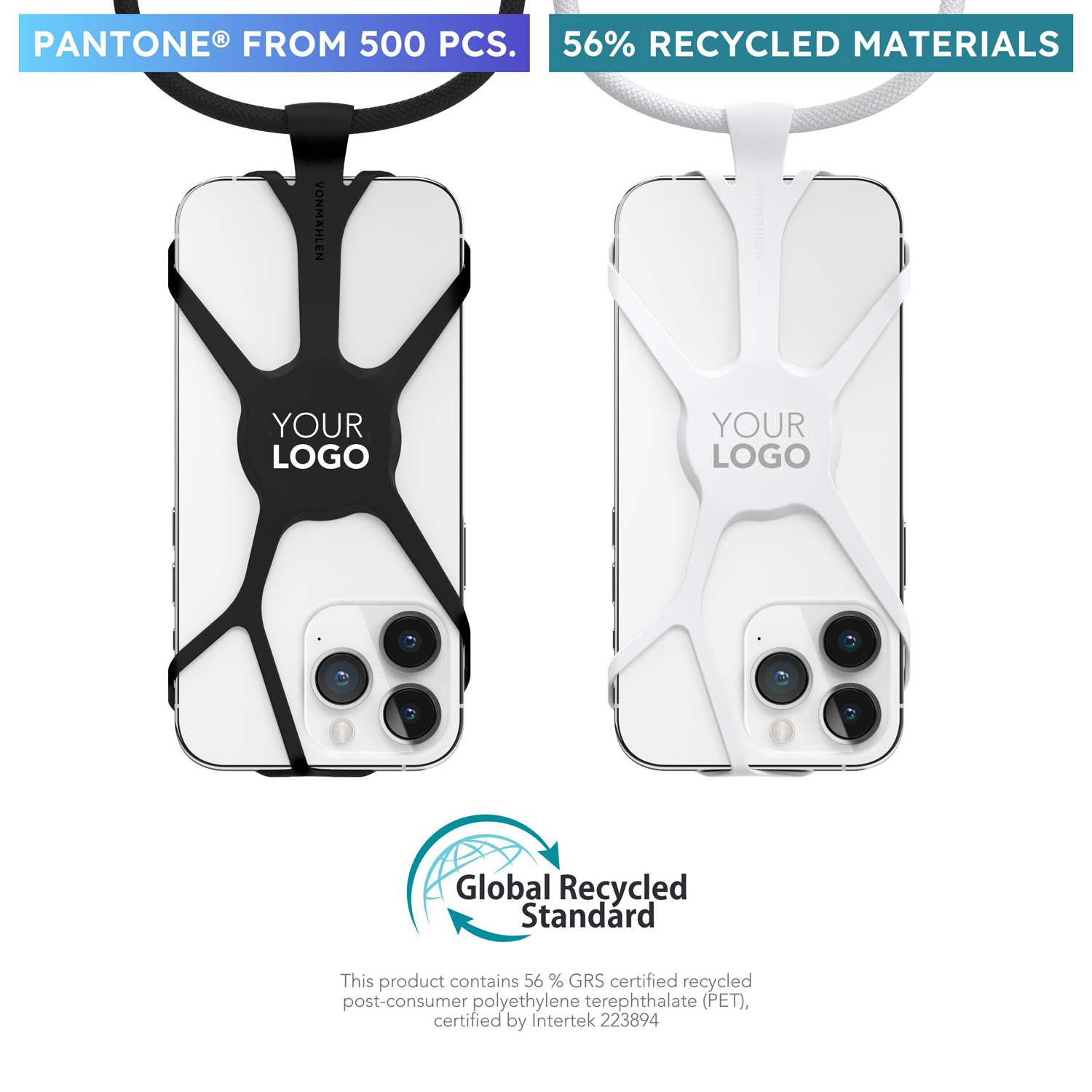 Ремешок-держатель для телефона Infinity, белый-9