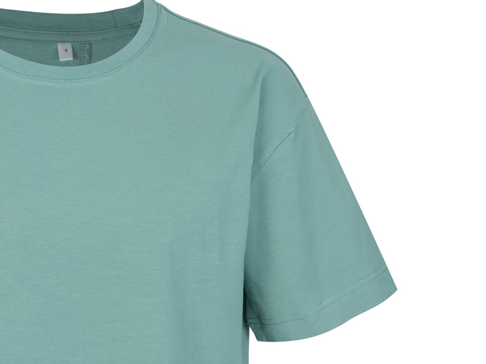 Футболка оверсайз Vienna унисекс , припылено-бирюзовый-10