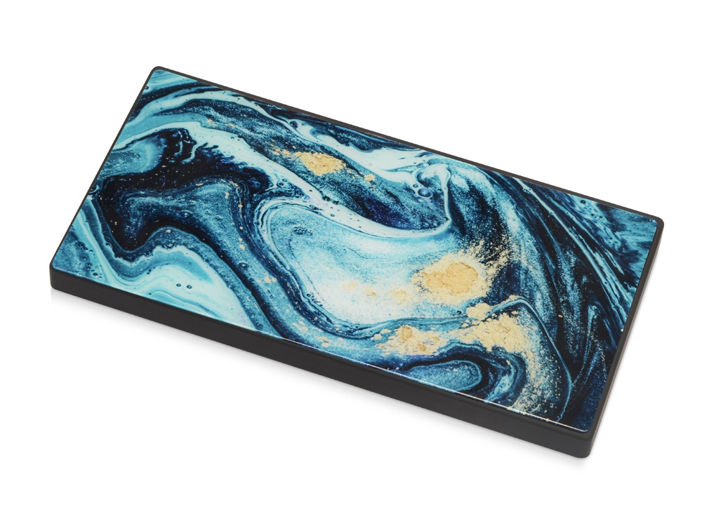 Портативное зарядное устройство Render с полноцветной, 5000 mAh, черный-13