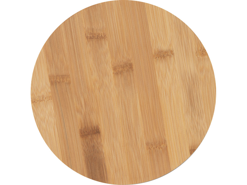 Салатник Bowl с бамбуковой крышкой, бежевый-5