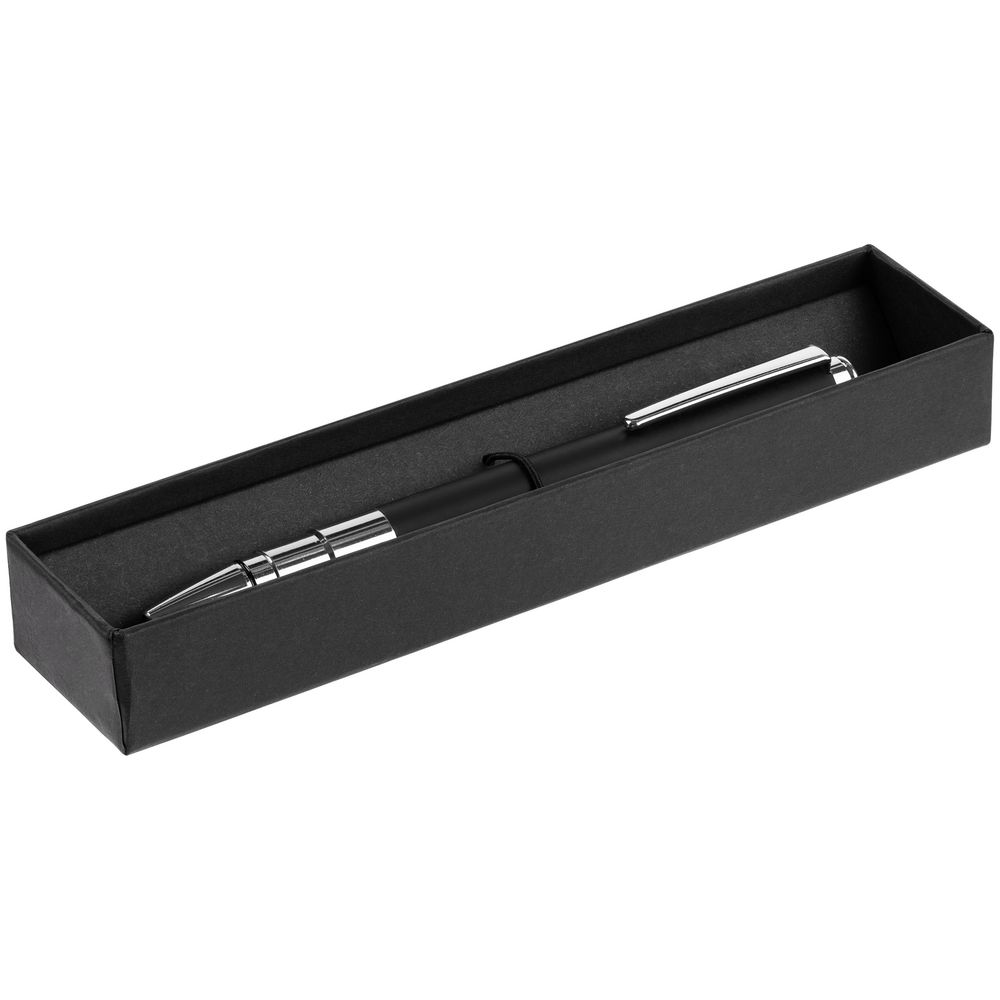 Ручка шариковая Kugel Chrome, черная-0