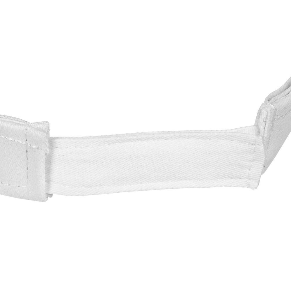 Козырек Active, белый с темно-синим кантом-2