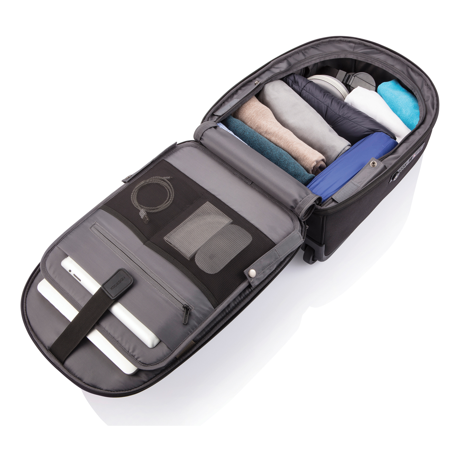 Антикражный рюкзак на колесах Bobby-17