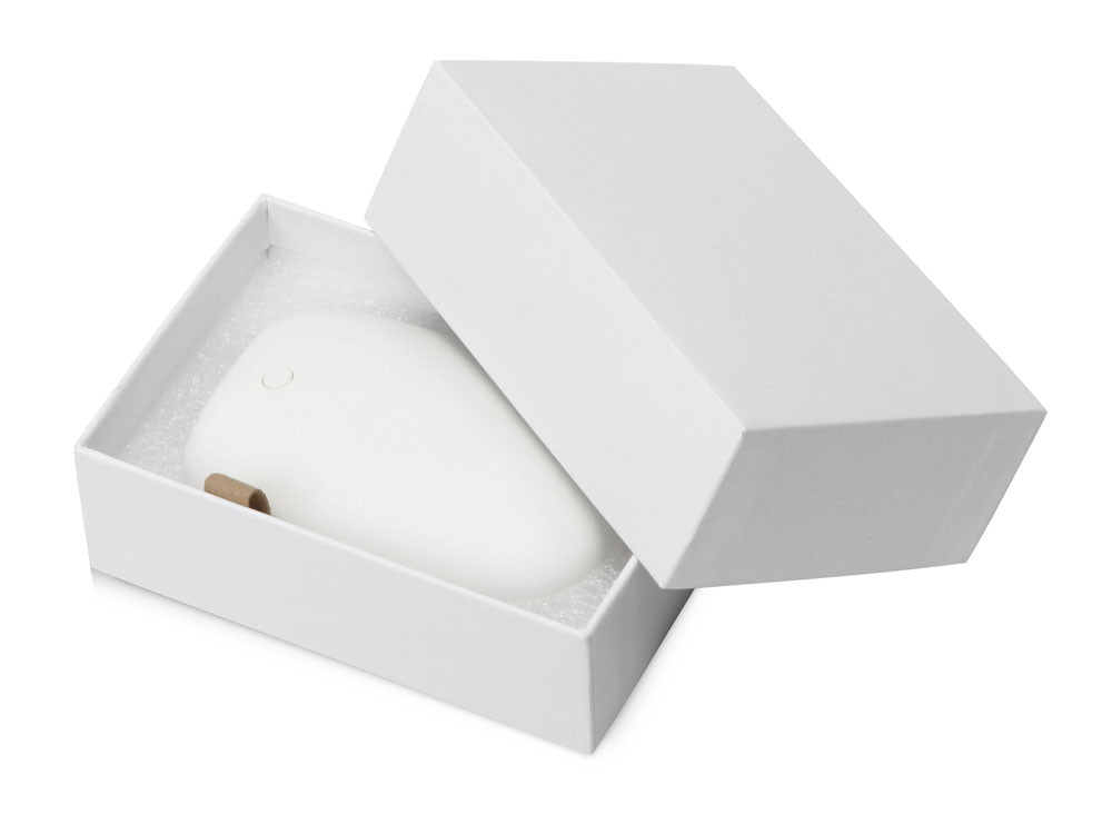 Внешний аккумулятор в форме камня Stone, 7800 mAh, белый-7