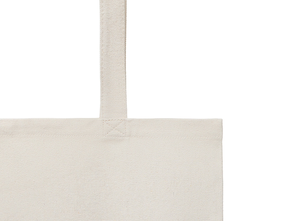 Шоппер Basio из переработанного хлопка 280 г, натуральный-3