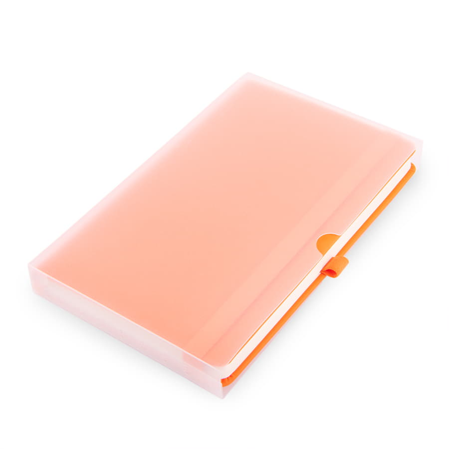 Бизнес-блокнот А5 FLIPPY, формат А5, в линейку, оранжевый-7