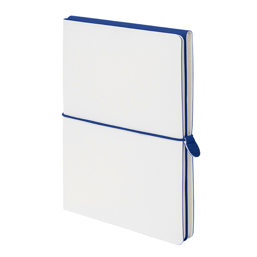 Набор подарочный WHITE VEIL: блокнот, ручка, кружка; белый/темно-синий, белый, темно-синий-3