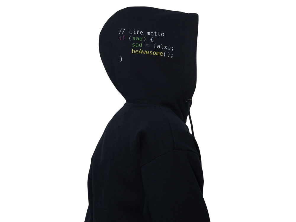 Худи Hamburg, унисекс, черный, ДТФ текстиль-3